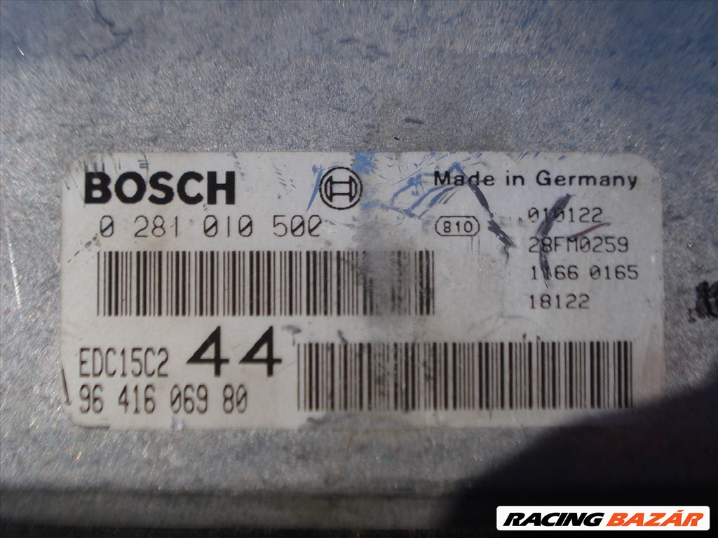 Peugeot 206 HDI motorvezérlő 9641606980 2. kép