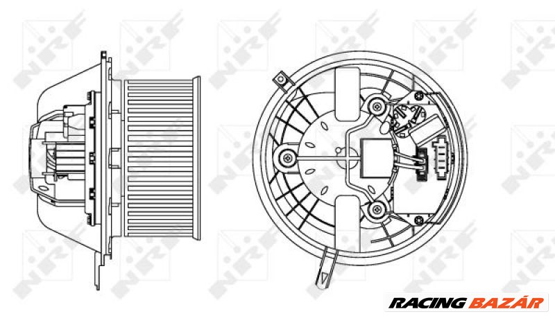 NRF 34169 Utastér-ventillátor - BMW 1. kép