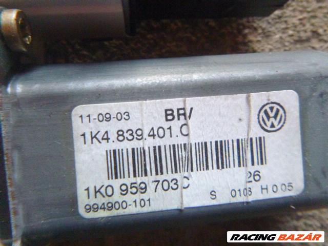 Volkswagen Golf V BAL HÁTSÓ ablakemelő motor  1K4839401C 1. kép