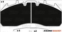 VALEO 882246 Fékbetét - PORSCHE, CHEVROLET, MERCEDES-BENZ, HYUNDAI, INNOCENTI, JAGUAR, LANCIA