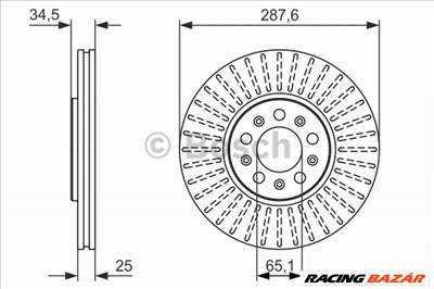 BOSCH 0 986 479 914 Féktárcsa - AUDI, SKODA, VOLKSWAGEN, SEAT