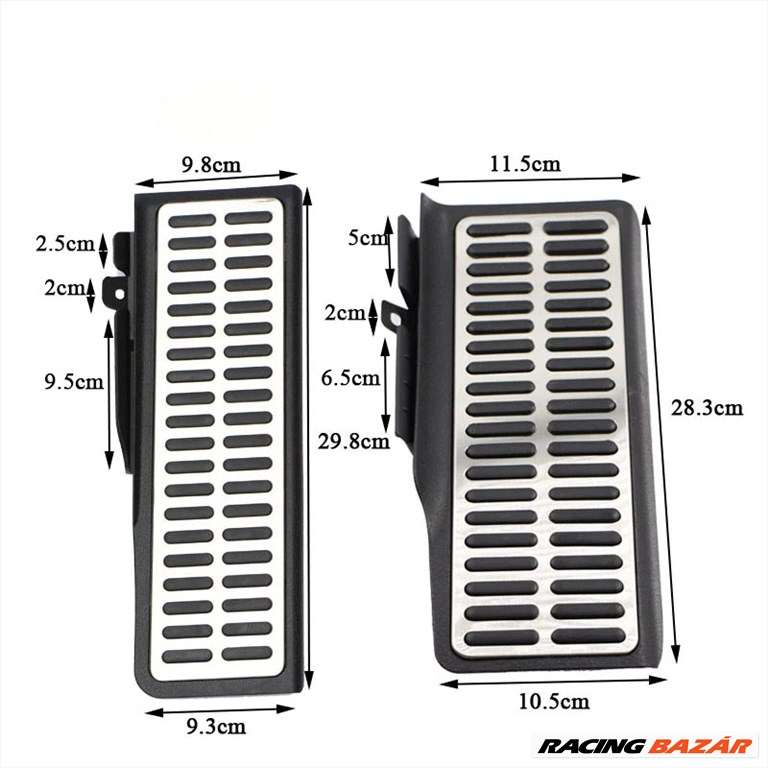 Vw Passat B6-B7,Golf 5-6,Tiguan,Jetta,Skoda Octavia pedál szett 3. kép