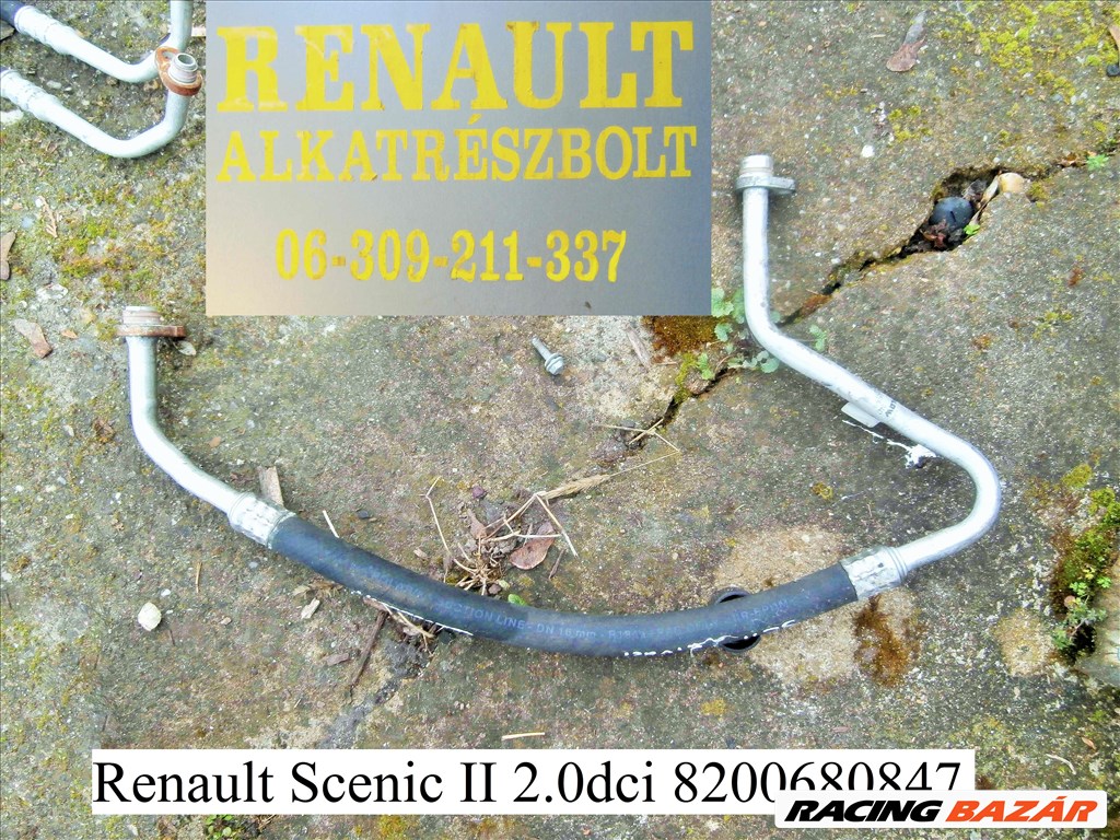 Renault Scenic II 2.0dci klímacső 8200680847 1. kép