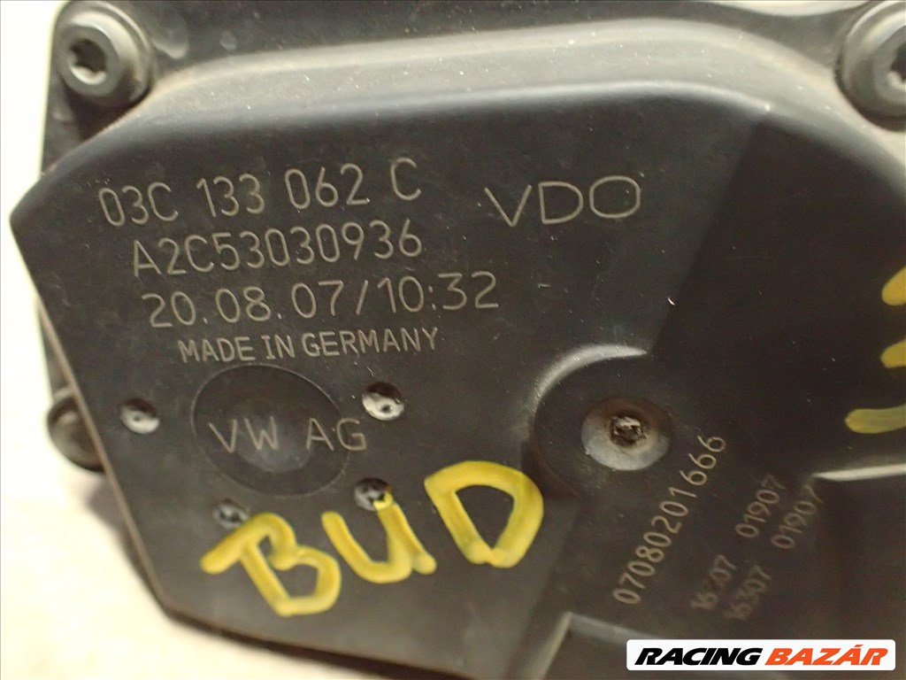 Audi-Vw 1.4 BUD CAXA fojtószelep 03C133062C 03c133062s 03c133062t 2. kép