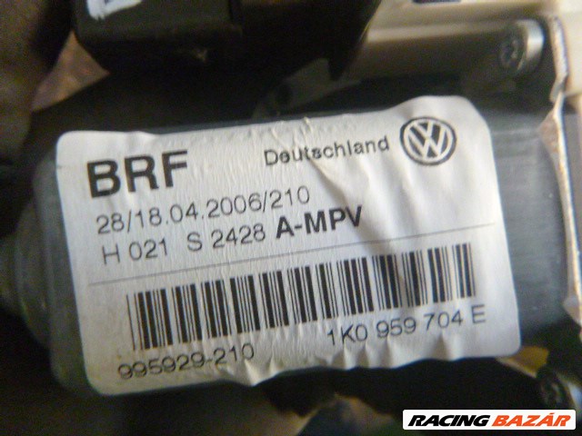 Volkswagen Touran I 2005 jobb hátsó ablakemelő motor  1K0959704E 3. kép