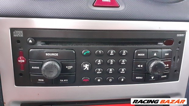 Peugeot 1007 navigációs kijelző fejegység monitor 2. kép