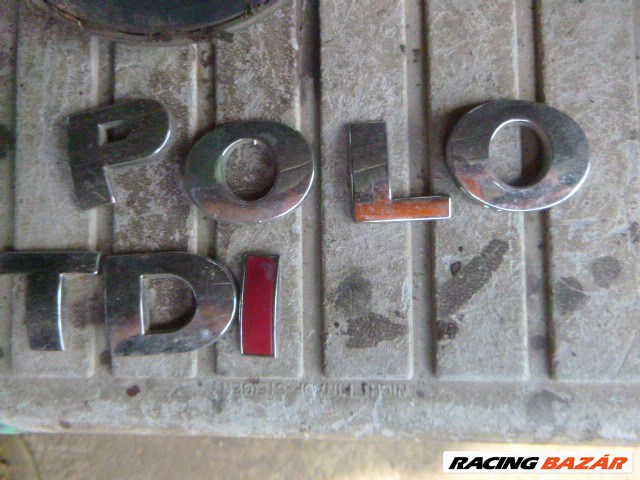 Volkswagen Polo 2006 csomagtérajtó embléma + felirat  7. kép