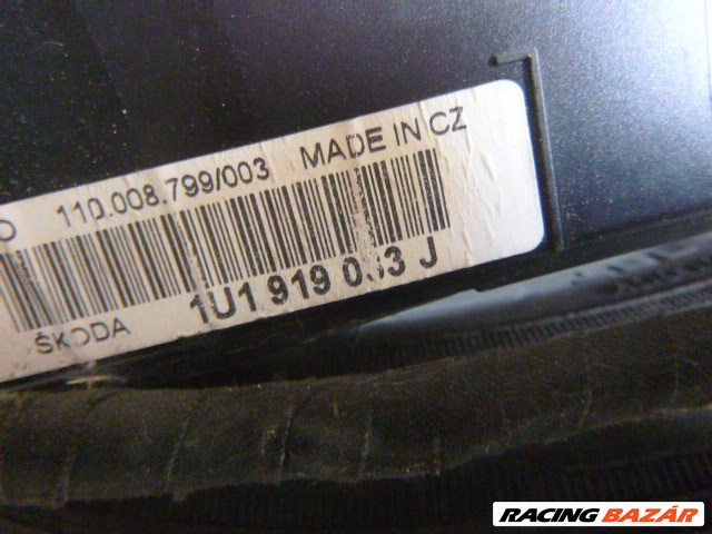 Skoda Octavia (1st gen) MŰSZERFAL ÓRA CSATLAKOZÓVAL  1U1 919 033 J 5. kép