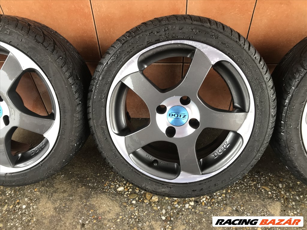 DOTZ 15” ALUFELNI 4x100 NYÀRI 195/45R15 GUMIVAL OLCSÒN!!!! 4. kép