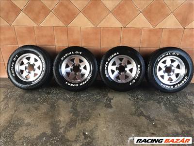 MELBER 15” ALUFELNI 5x139,7 NYÀRI 225/70R15 GUMIVAL OLCSÒN!!!!