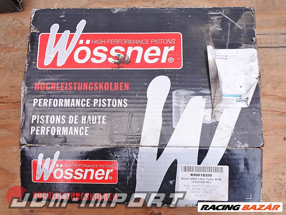 Wössner kovácsolt dugattyú szett Nissan VG30DETT motorhoz 2. kép