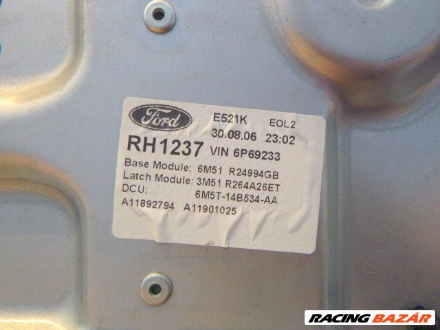 Ford C-Max Mk1 2006 ablakemelő mechanika  3. kép