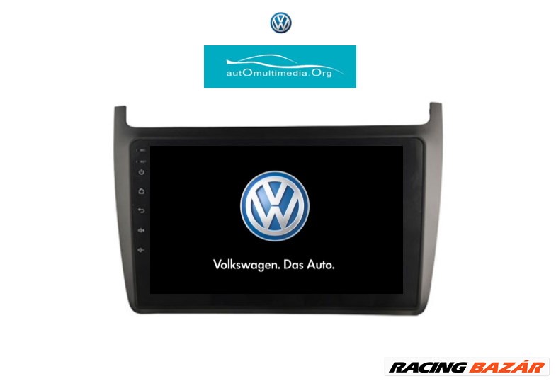 Volkswagen Polo Android 10 Multimédia, GPS, Wifi, Bluetooth, Tolatókamerával! 1. kép