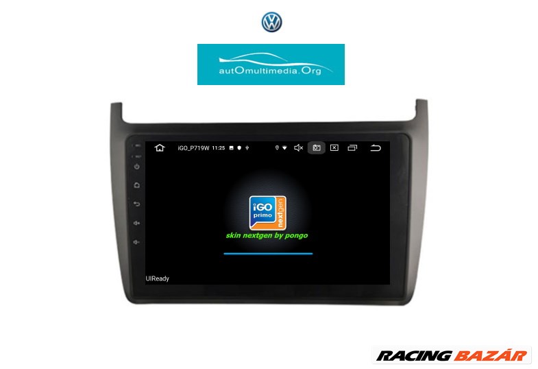 Volkswagen Polo Android 10 Multimédia, GPS, Wifi, Bluetooth, Tolatókamerával! 5. kép