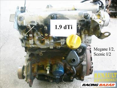 Renault 1.9dti (Megane I/2, Scenic I/2) motor 