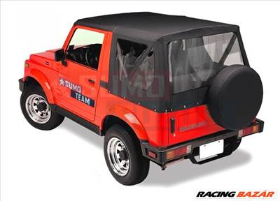 Suzuki Samurai ponyva faszén szürke