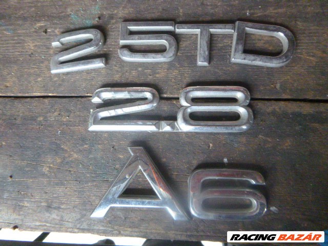 Audi A6 (C4 - 4A) csomagtérajtó embléma  2. kép