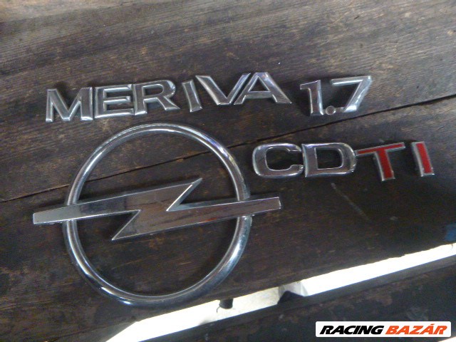 Opel Meriva A 1,7 CDTI csomagtérajtó embléma  1. kép