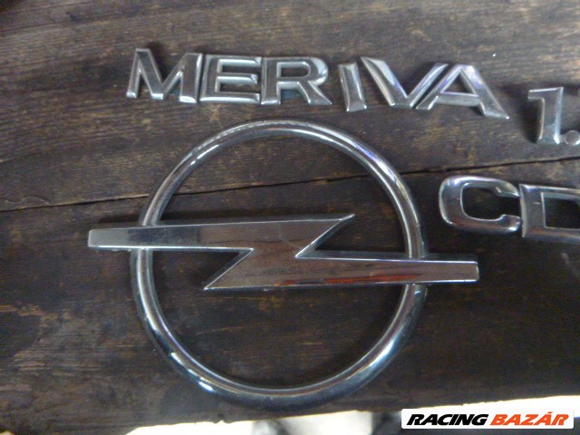 Opel Meriva A 1,7 CDTI csomagtérajtó embléma  2. kép