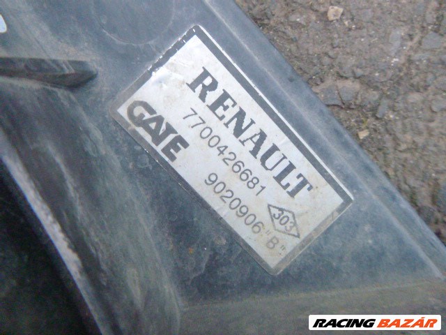 Renault Mégane I 1999 1,4,16V KLÍMÁS hűtőventilátor kerettel 7700 426 681 7700426681 1. kép