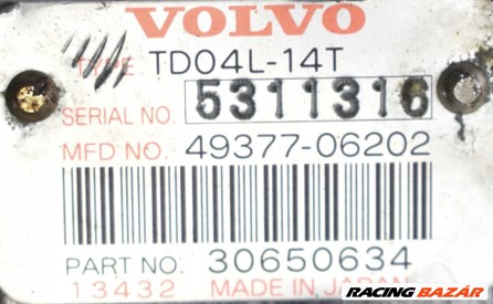 Volvo V70 2.5 T 2.5 T 154KW TDO4L-14T 30650634 turbó  4. kép