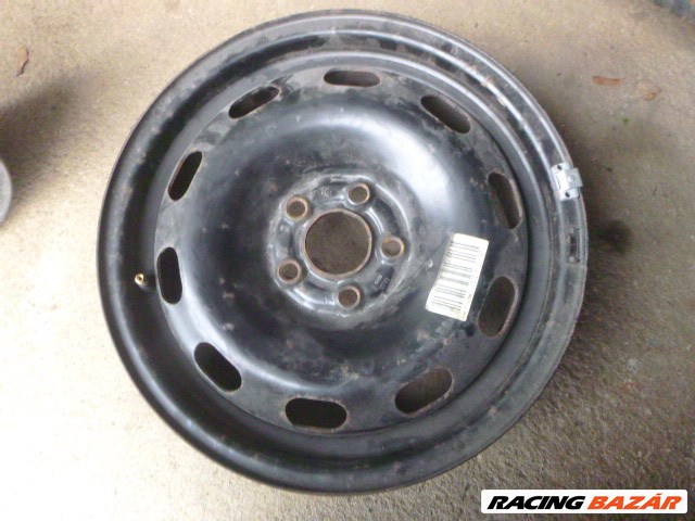 Skoda 5 x100 15 ös lemezfelni ET 38 1. kép