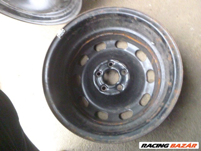 Skoda 5 x100 15 ös lemezfelni ET 38 3. kép