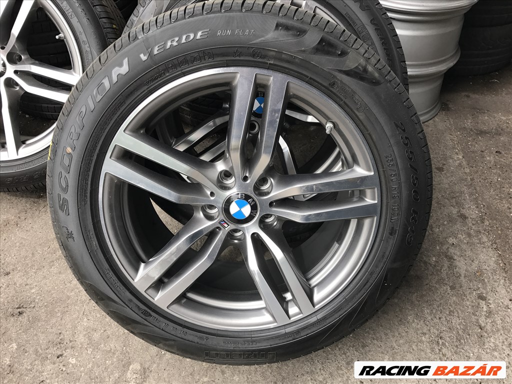 BMW X6 F16 M-Performance Styling 623 gyári 19"-os vadonat új könnyüfém felni garnítúra eladó 4. kép