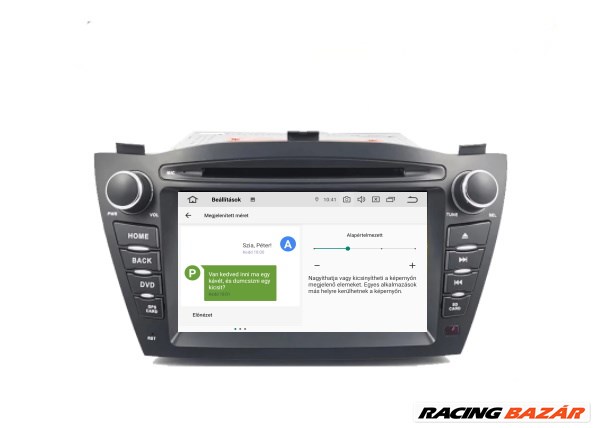 Hyundai IX35 Android 10 Multimédia GPS Fejegység Tolatókamerával 6. kép