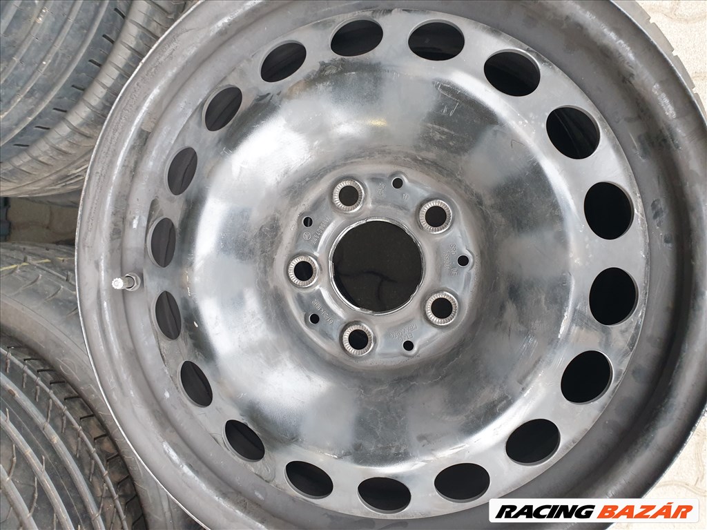  5x112 lyukosztású 6,5JJ R16 használt (gyári felni) lemezfelni 1. kép