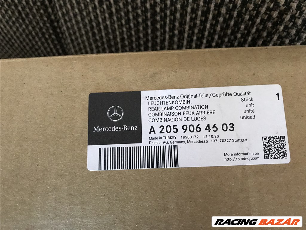 Mercedes C-osztály W205 Jobb hátsó lámpa  A2059064603 3. kép