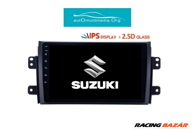 Suzuki SX4 Android 10 4+64GB Mutimédia Rádió Wifi GPS Tolatókamerával 1. kép