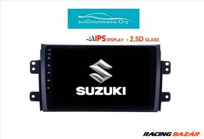 Suzuki SX4 Android 10 4+64GB Mutimédia Rádió Wifi GPS Tolatókamerával