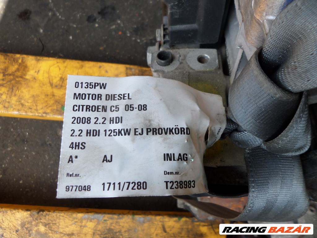 Citroen C5,Peugeot motor eladó. 4HS 1. kép