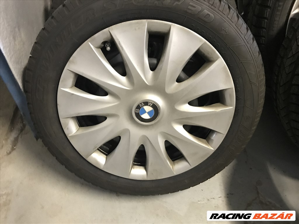 BMW F20 gyári 6,5X16-os 5X120-as lemezfelni garnítúra eladó 4. kép