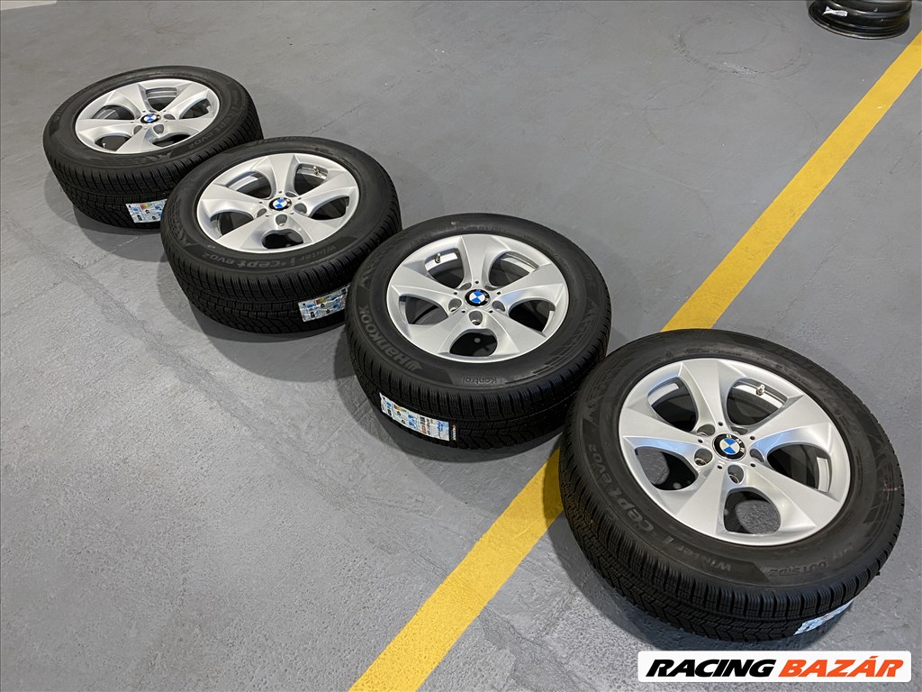 BMW 17 gyári alufelni felni, 5x120, 245/55 új téli gumi, X3 F25 (987) 3. kép