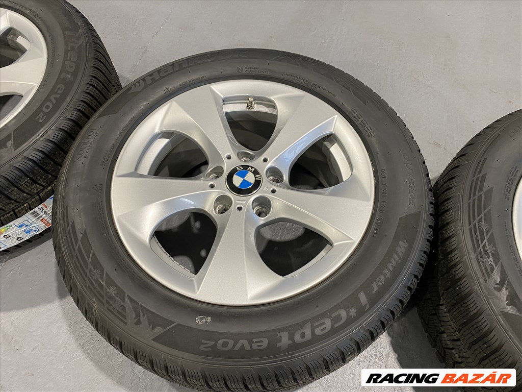 BMW 17 gyári alufelni felni, 5x120, 245/55 új téli gumi, X3 F25 (987) 6. kép