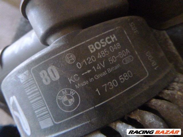  BMW 3 (E36) 320 I BOSCH generátor 0 120 485 048, 80 AH 0120485048 2. kép