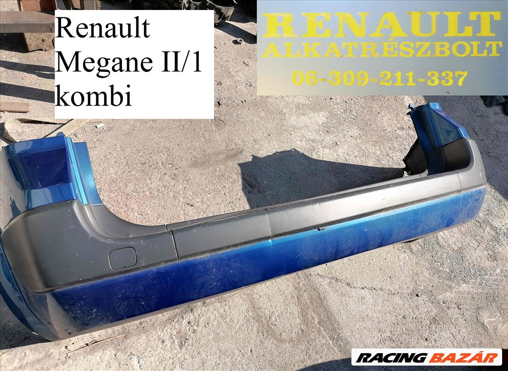 Renault Megane II/1 hátsó lökhárító  1. kép