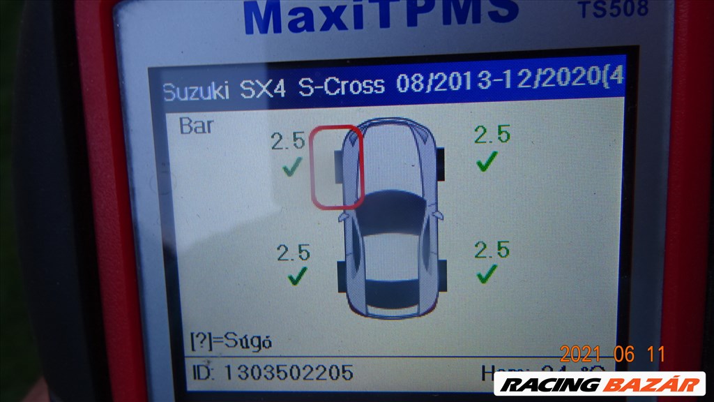 Suzuki Vitara / SX4 S-Cross új 17 col alufelni nyárikerék szett új 215/55r17 Continental + TPMS  19. kép