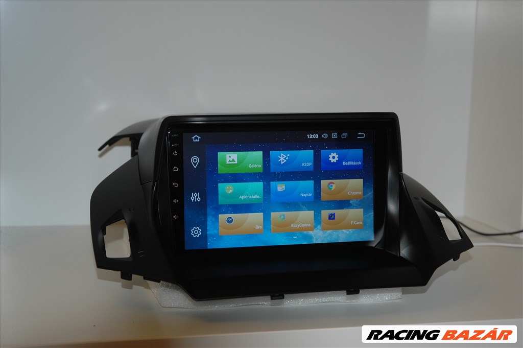 Ford Kuga, C-Max, Android 10 Multimédia, Rádió, GPS, Wifi, Bluetooth, Tolatókamerával! 3. kép