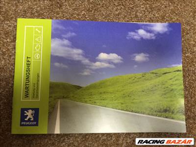 Peugeot szervízkönyv, üres, német nyelvű!