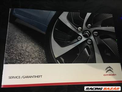 Citroen szervízkönyv, üres, német nyelvű!