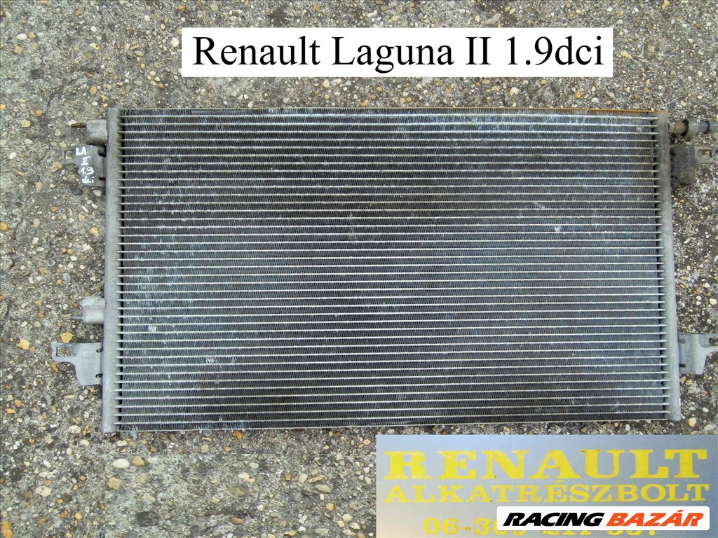 Renault Laguna II 1.9dci klímahűtő  1. kép