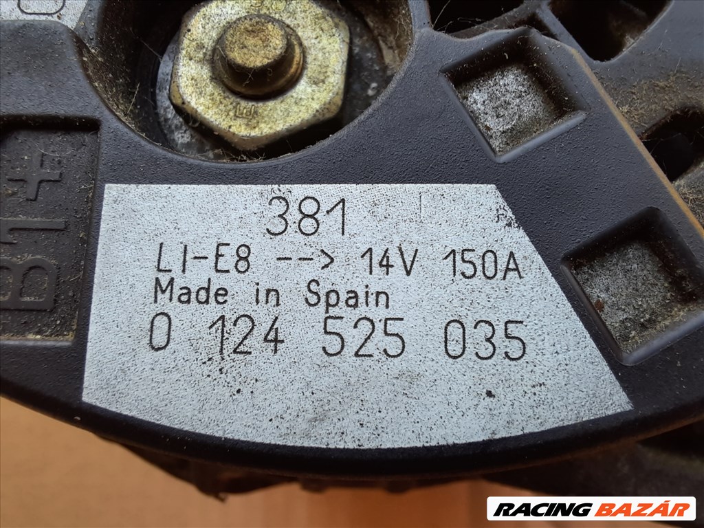 Citroën C8 2.0 HDi Generátor (150A) Bosch 0 124 525 035 4. kép