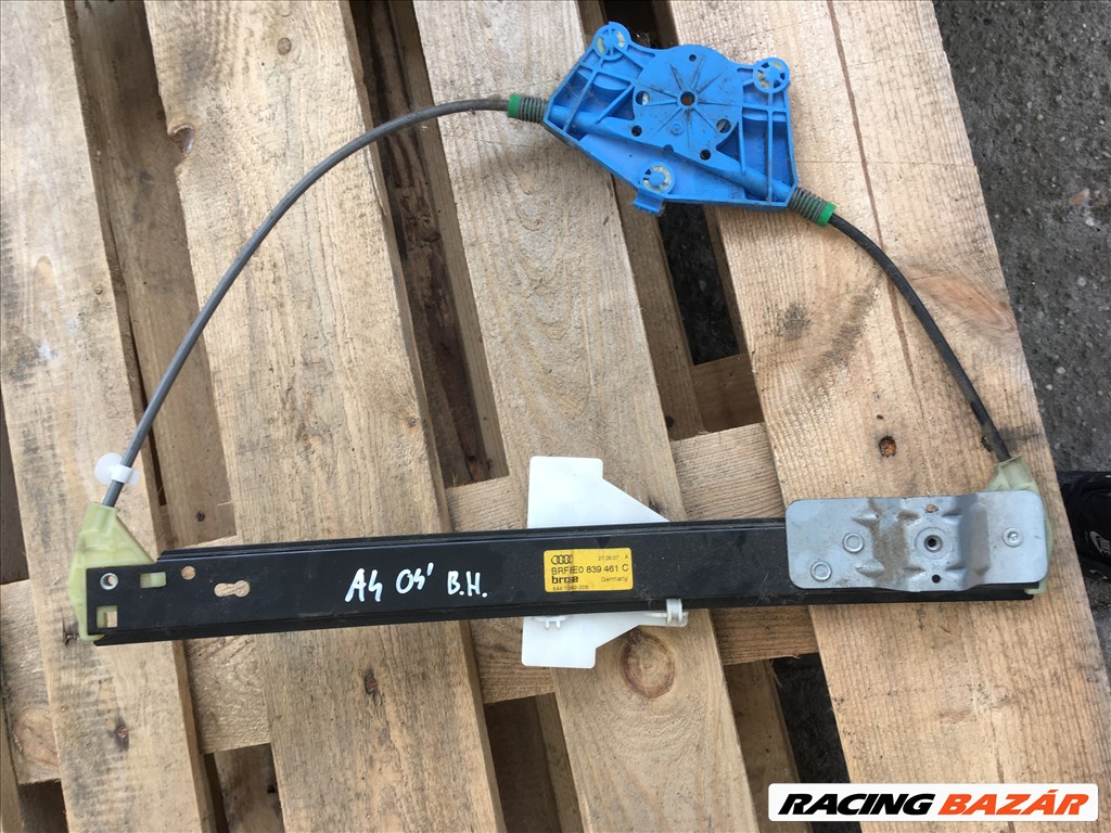 Audi A4 (B6/B7) A4 bal hátsó ablak emelő szerkezet 8E0 839 461 C 2. kép