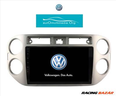 Volkswagen Tiguan, Golf Plus, Android 10 Multimédia, Rádió, GPS, Bluetooth, Wifi, Tolatókamerával!