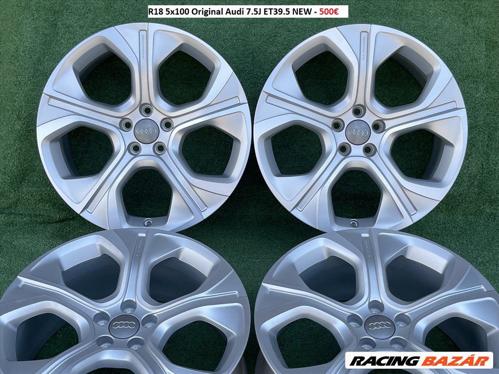 R18 5x100 Original Audi 7.5J ET39.5 / 7.5x18 gyári, új, eredeti alufelnik 1. kép