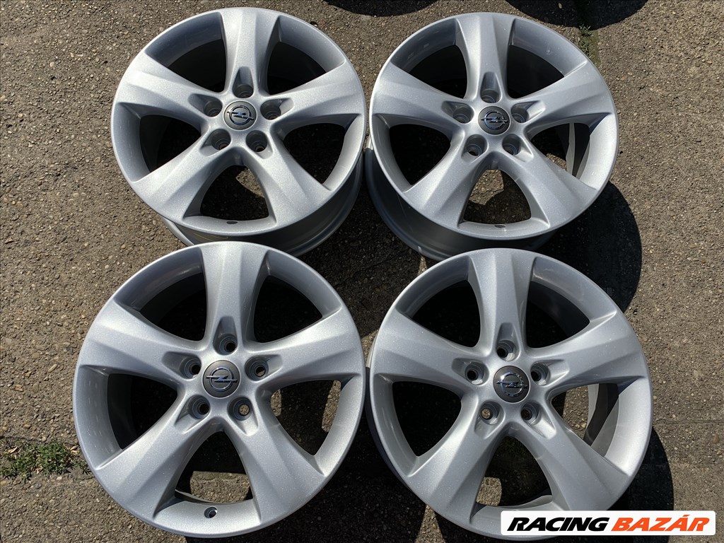 4db gyári 17" Opel Astra-Zafira alufelni. (2100) 1. kép