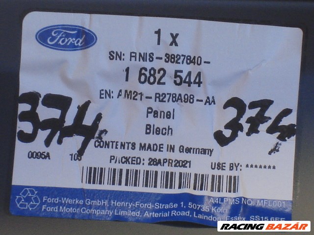 Ford Galaxy S-Max Jobb küszöb A+B oszlop AM21-R278A98 ÚJ 2006-tól am21r278a98 5. kép